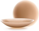 Nipple Covers for Women, Invisible Sticky Silicone Breast Petals, Reusable Adhesive Bra