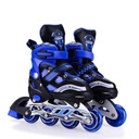New Inline Skates, Adjustable Inline Roller Skates for Boys Kids & Girls, 7 to 14 Years Unisex Outdoor Skating Shoes Roller Blades with Led Flash