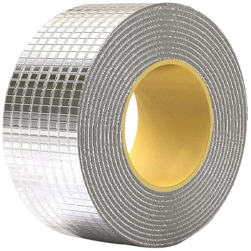 Waterproof Repair Tape For Pipe Leakage Roof Water Leakage Solution Aluminum Foil Tape Waterproof Adhesive Sealing Butyl Rubber Tape For Surface Crack (5 Cm X 5 M)