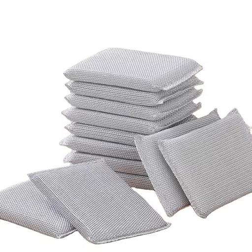 Scrub Sponges, Dishes Cleaning Washer Pad, Steel Wire Scrub Sponges for Cleaning,Heavy Duty Dish Sponges for Household Cleaning, Non Scratch Reusable